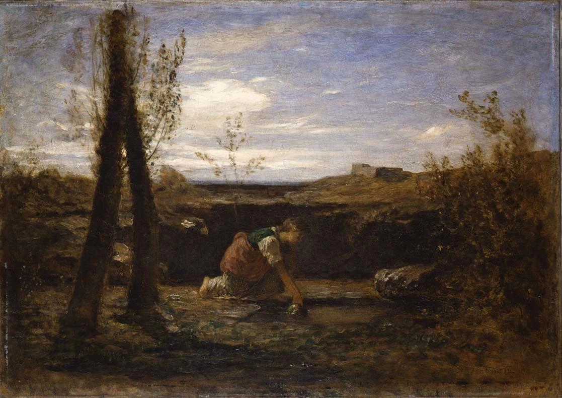 Donna al fonte, 1865 c - Galleria Civica d’Arte Moderna e Contemporanea, Torino